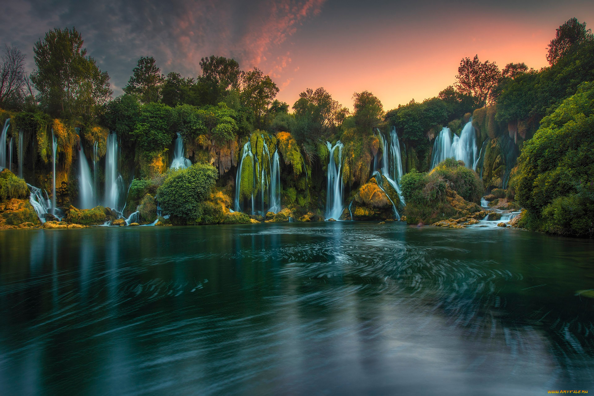 , , , , trebizat, river, , , bosnia, and, herzegovina, kravica, waterfalls, , , , 
